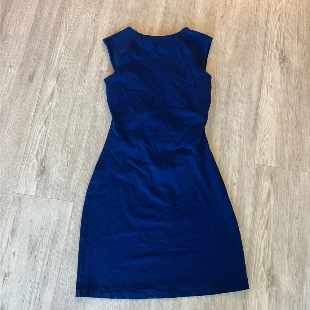 Susana Monaco Dress Blue - Picture 2 of 4